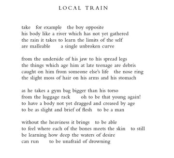 POEM OF THE DAY: ANDREW McMILLAN