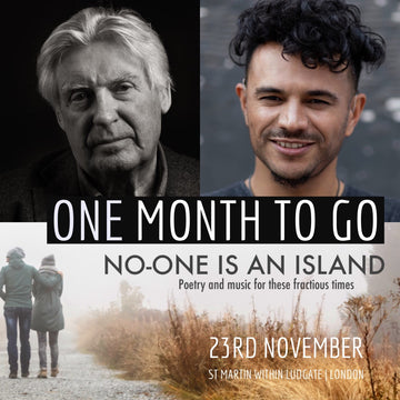1 MONTH TO GO: NO ONE IS AN ISLAND