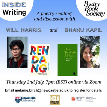 ZOOM LAUNCH: WILL HARRIS & BHANU KAPIL | 2nd JULY