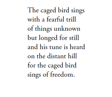 POEM A DAY: MAYA ANGELOU