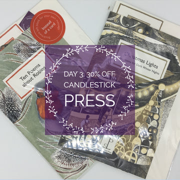 DAY 3: 30% OFF CANDLESTICK PRESS