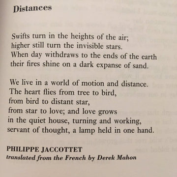 POEM A DAY: DISTANCES