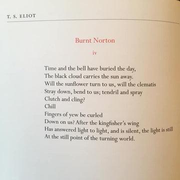 POEM A DAY: T.S. ELIOT