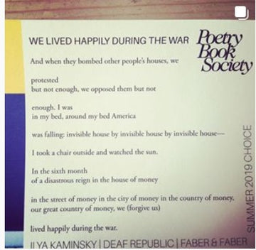 POEM A DAY: ILYA KAMINSKY