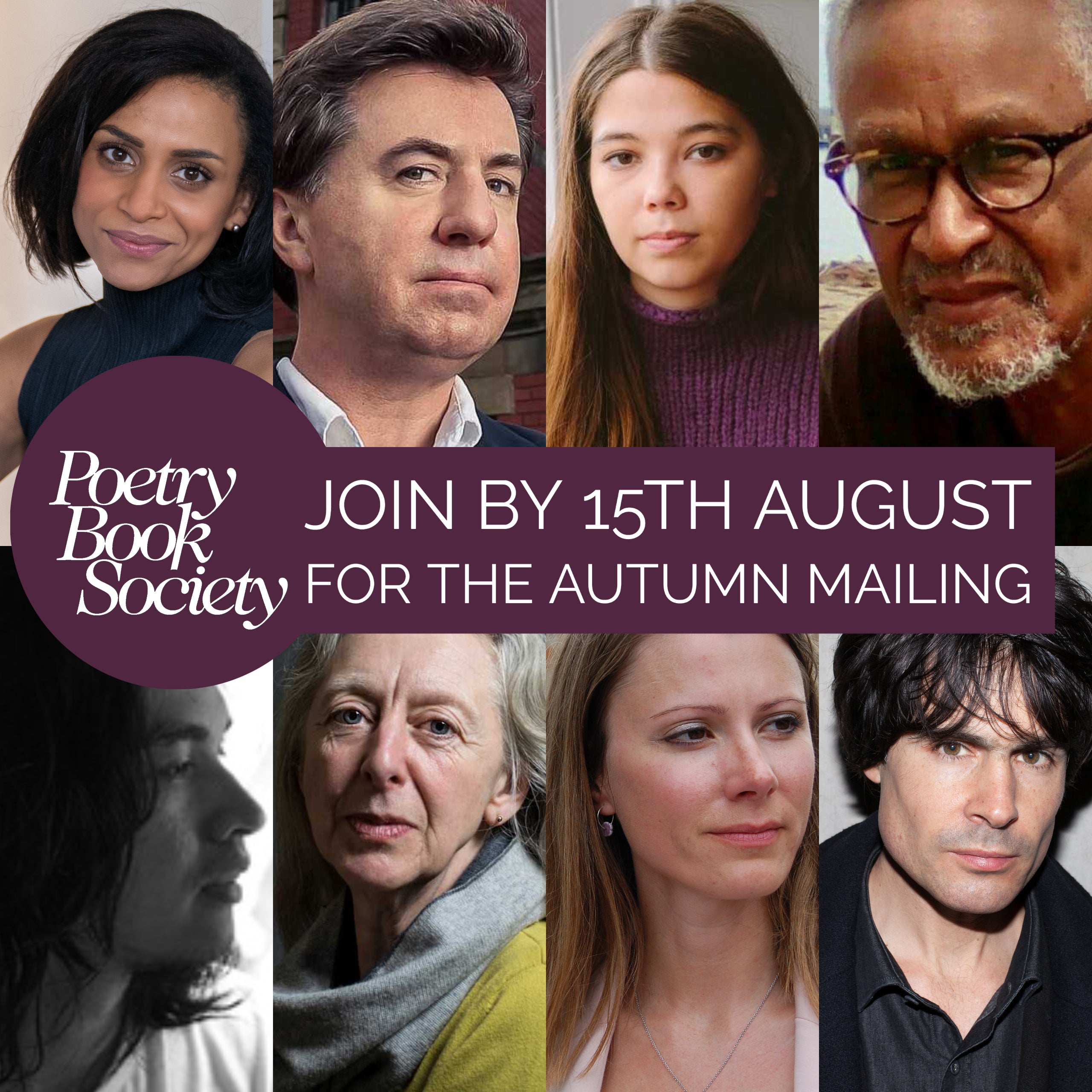 JOIN NOW FOR AUTUMN - The Poetry Book Society