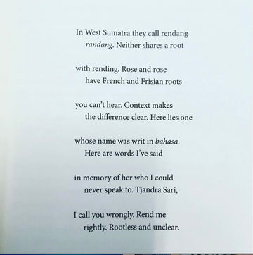 POEM OF THE WEEK: RENDANG
