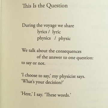 POEM A DAY: THIS IS THE QUESTION