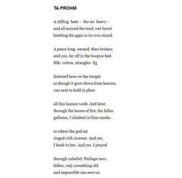 POEM A DAY: TA PROHM