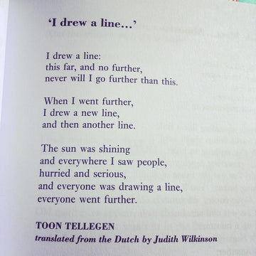 POEM A DAY: I DREW A LINE