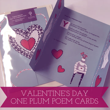 VALENTINE'S DAY ONE PLUM POEM CARDS
