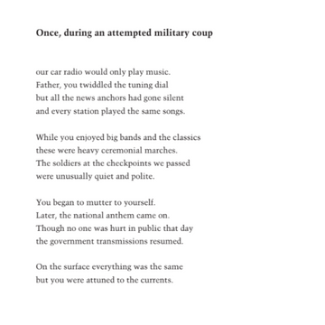 Poem of the Week