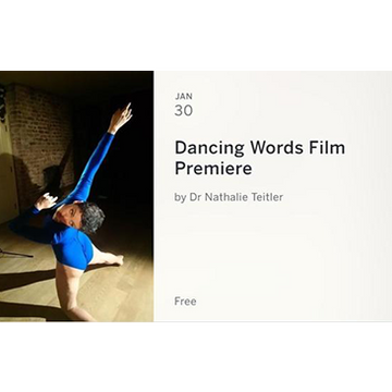 DANCING WORDS FILM PREMIERE