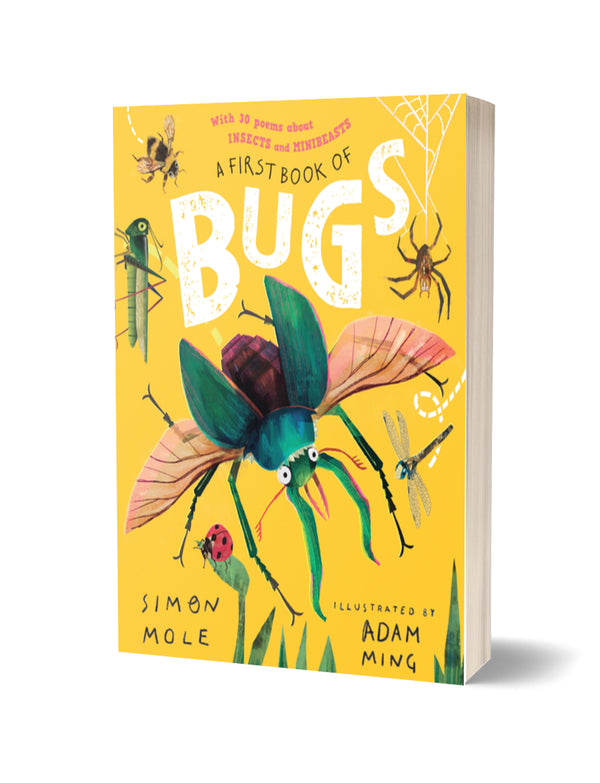 A First Book of Bugs: with 30 poems about insects and minibeasts by Simon Mole (Hardback)
