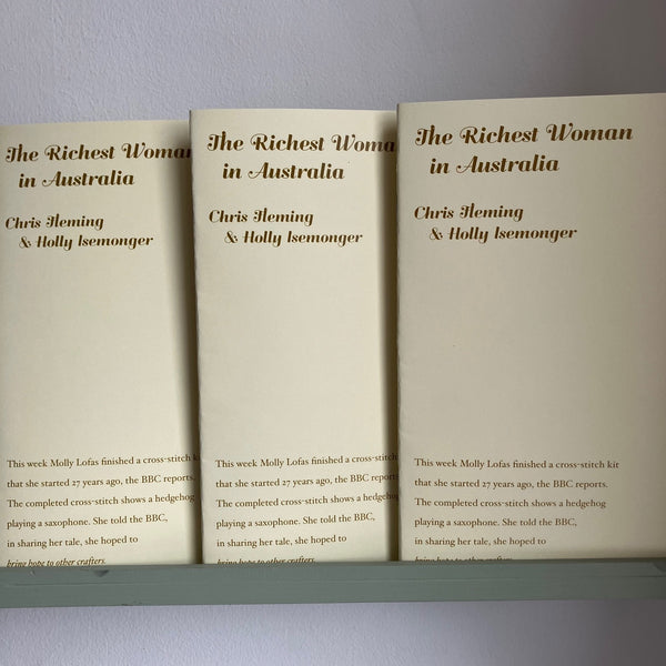 The Richest Woman in Australia by Chris Fleming & Holly Isemonger