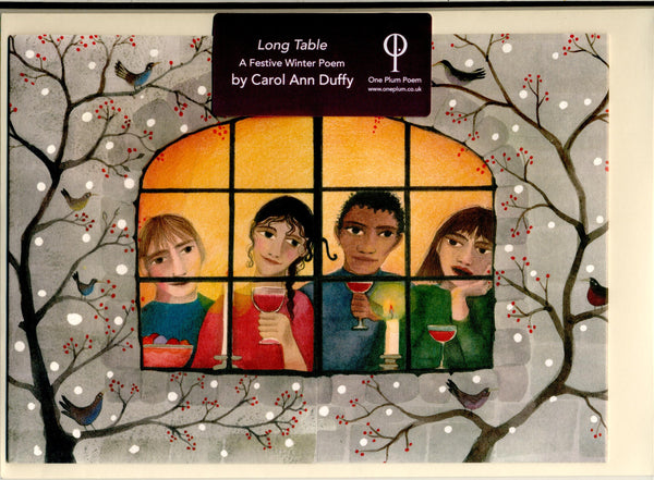 Festive Poetry Card: Carol Ann Duffy, ‘Long Table’