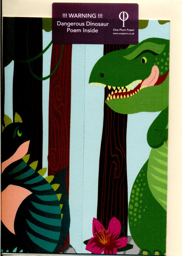Dinosaur Poetry Card for Children