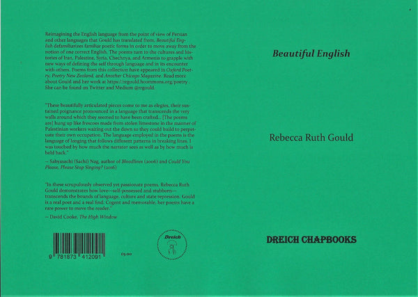 Beautiful English by Rebecca Ruth Gould