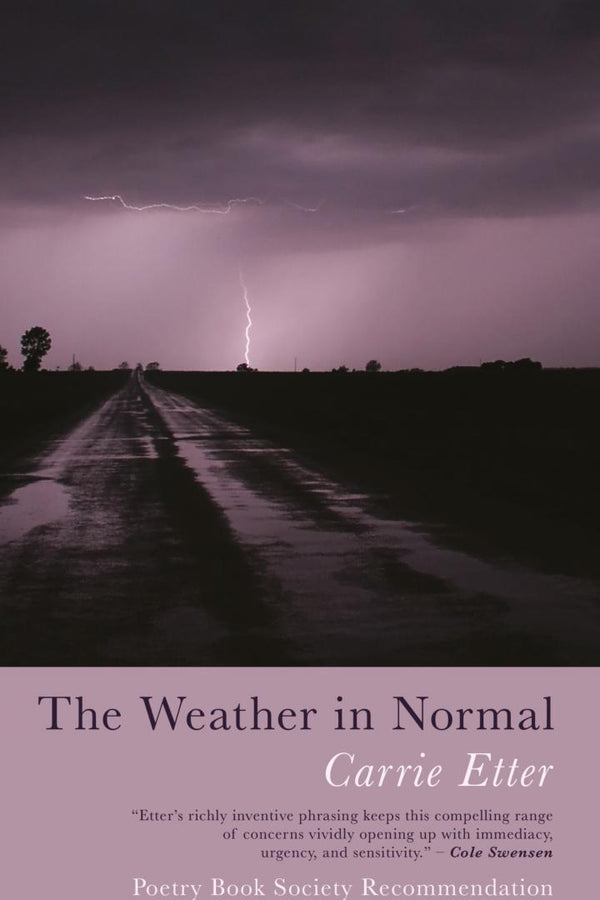The Weather in Normal by Carrie Etter <br><b>PBS Winter Recommendation 2018 </b>