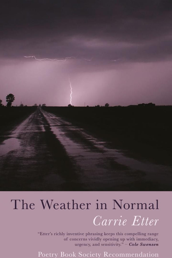 The Weather in Normal by Carrie Etter <br><b>PBS Winter Recommendation 2018 </b>